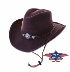 Westernový klobouk IDAHO barva hnědá