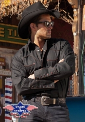 Westernová košile JACK černá